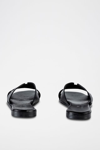 Mules en cuir - Noir