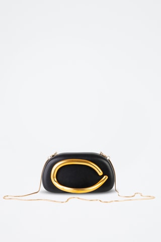 Bolso de mano - Negro y dorado