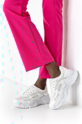 Baskets plateformes  - Blanc