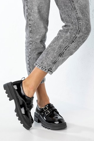 Mocassins vernis  - Noir