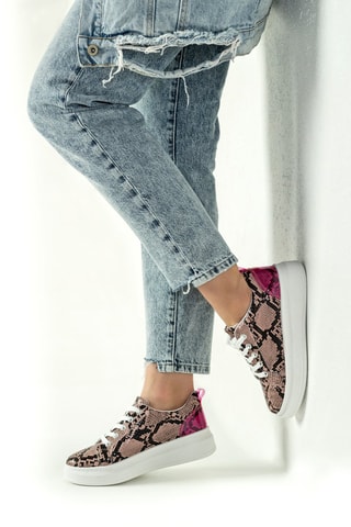 Baskets plateformes  - Rose