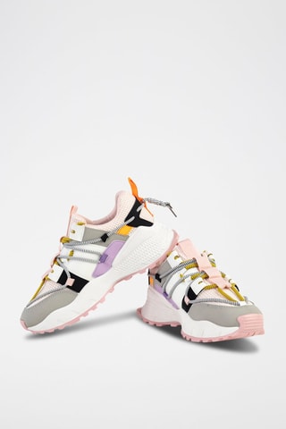 Sneakers - Gris et rose