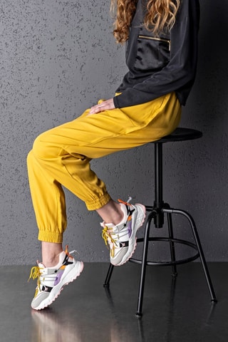 Sneakers - Gris et rose