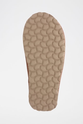 Chinelos de quarto em nobuck Matrix 
Rosa-velho