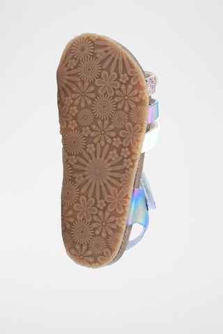 Sandálias tie and dye Rosso Azul-marinho