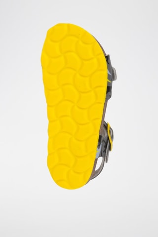 Sandálias Rosso Cinzento e amarelo