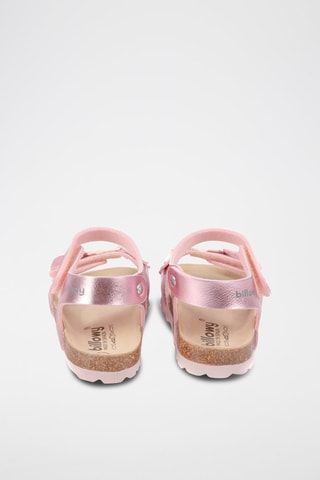 Sandálias Rosso Dourado-rosa