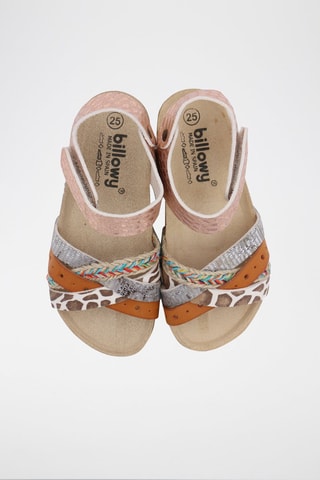 Sandálias Rosso Dourado-rosa