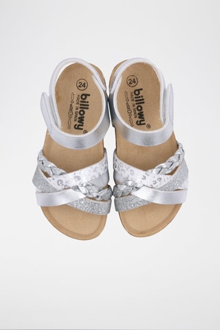 Sandálias Rosso Prateado