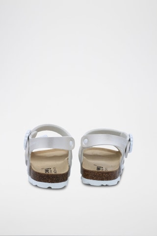 Sandálias Rosso Prateado