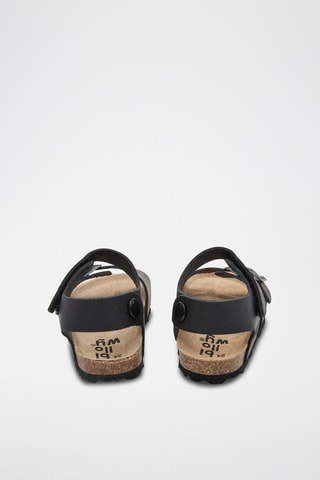 Sandali in pelle - Nero