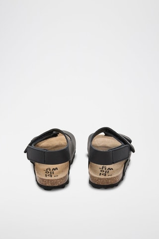 Sandali in pelle - Nero