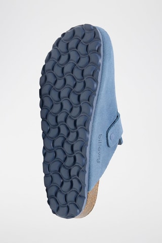 Socas em nobuck Zueco - Azul