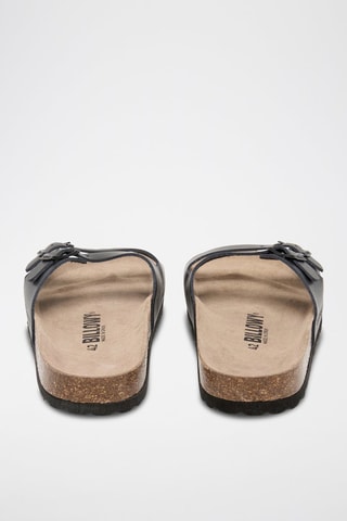 Mules em couro - Preto