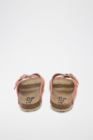 Mules em couro - Rosa