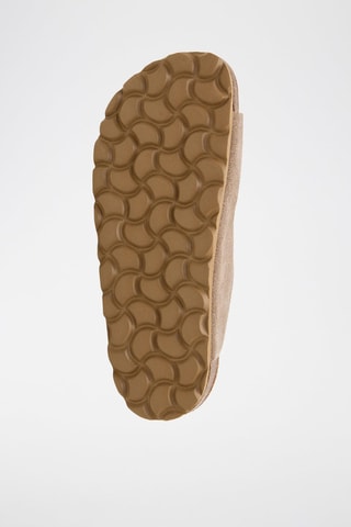 Mules em couro - Castanho