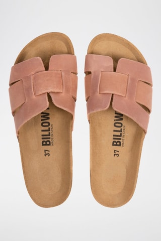 Mules em nobuck Rosa