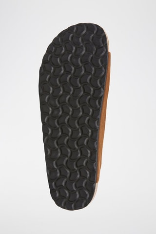 Mules em nobuck - Castanho