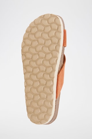 Mules em nobuck - Laranja