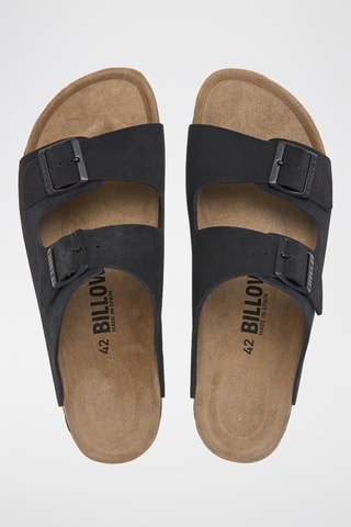 Mules em nobuck - Preto