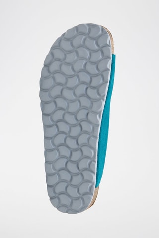 Mules em couro - Azul