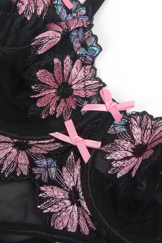 Babydoll ampliforma e string - Preto