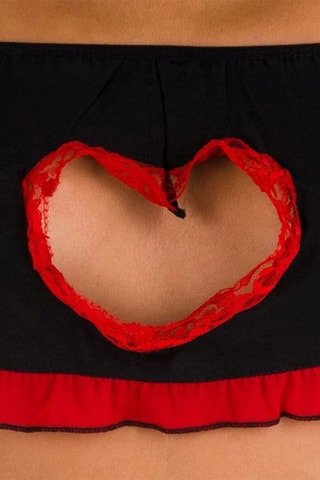 Fita e calções - Preto e vermelho