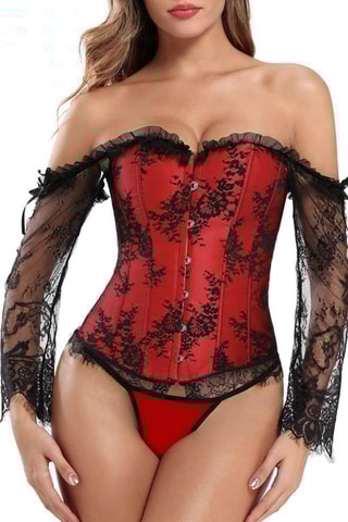 Corpete e string Vermelho