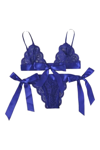 Soutien e tanga Azul