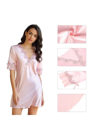 Camisa de noite - Rosa