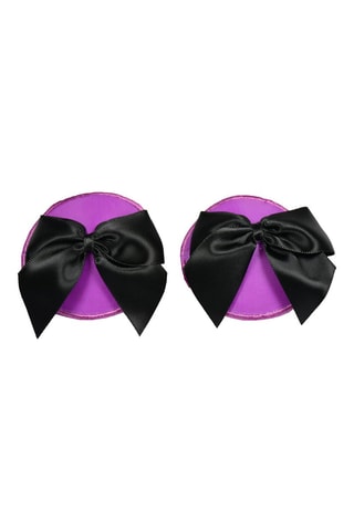 Tapa-mamilos - Violeta e preto