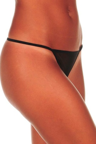 Babydoll e string Preto e violeta