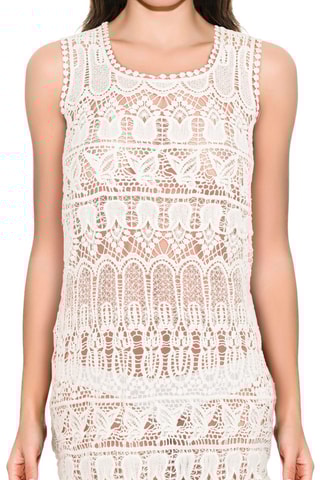 Robe de plage - Blanc