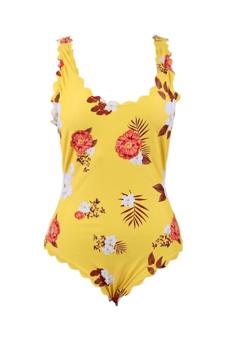 Maillot 1 pièce - Jaune