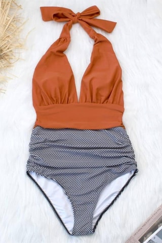 Maillot 1 pièce - Orange