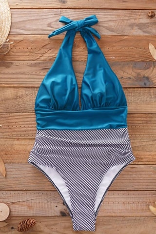 Maillot 1 pièce - Bleu