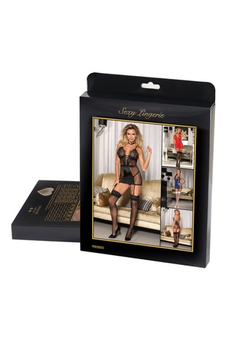 Nuisette et string - Noir