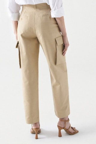 Pantaloni cargo - Beige