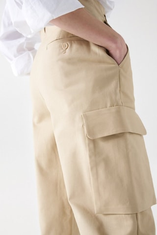 Pantaloni cargo - Beige