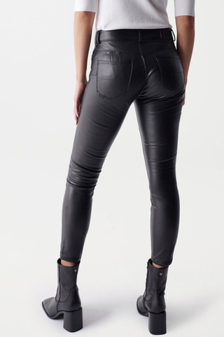 Pantaloni skinny push-up - Nero