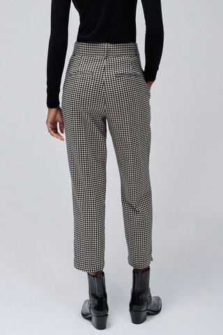 Pantaloni chino slim - Nero e bianco