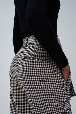 Pantaloni chino slim - Nero e bianco