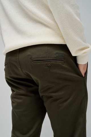 Pantaloni chino straight - Kaki