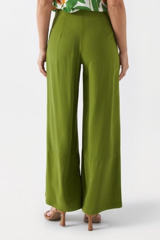 Pantaloni palazzo - Verde