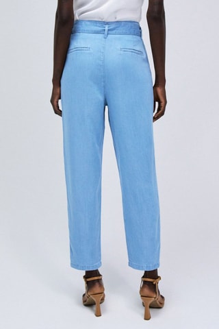 Pantaloni regular - Blu chiaro