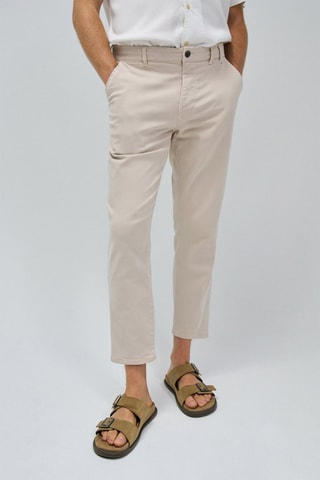 Pantaloni chino tapered - Beige