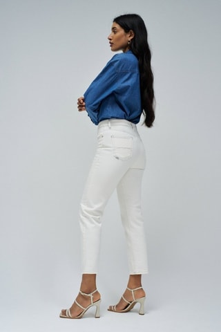 Jeans 7/8 - Bianco