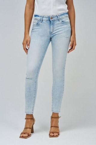Jeans 7/8 - Azzurro