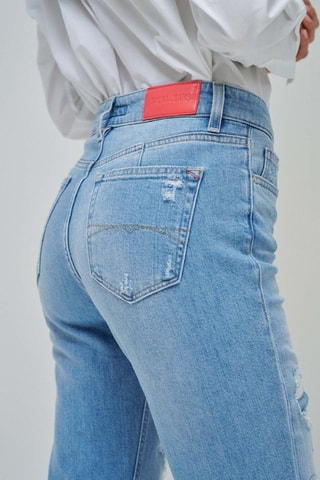Jeans 7/8 - Azzurro