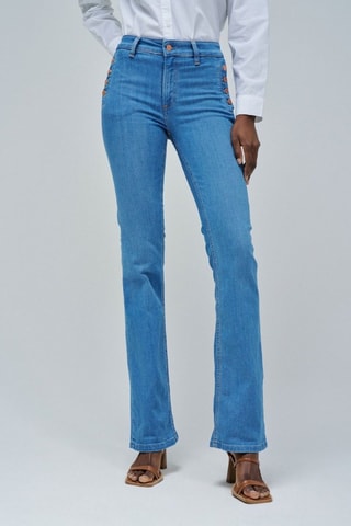 Jeans bootcut - Azzurro